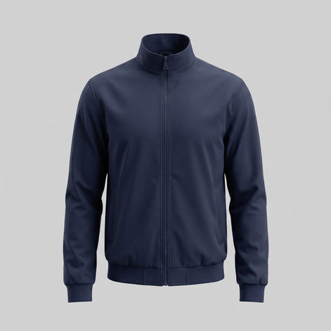 Men's Lightweight Zip-Up Bomber Jacket