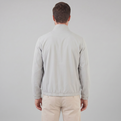 Men's Lightweight Zip-Up Bomber Jacket