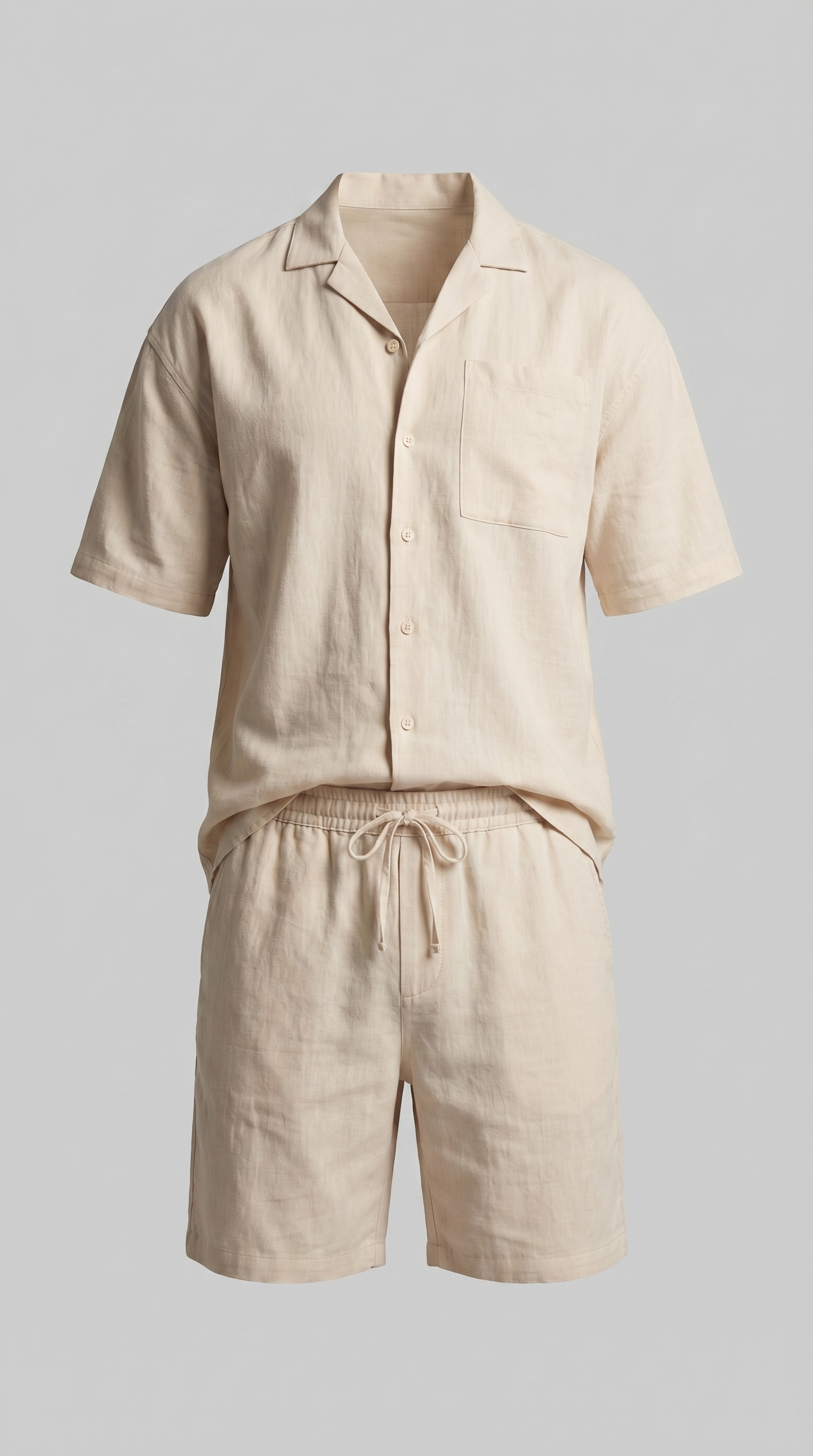 Men's Linen Blend Outfit Set