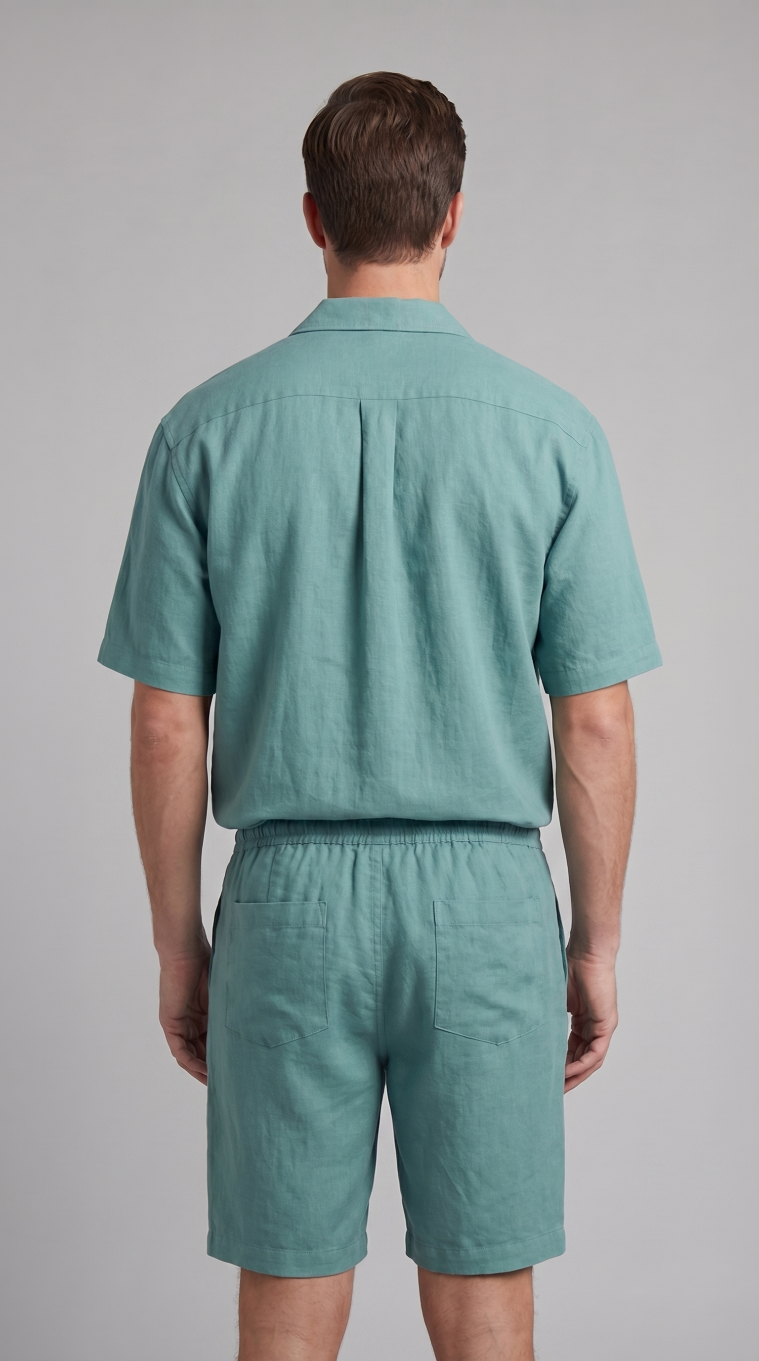 Men's Linen Blend Outfit Set