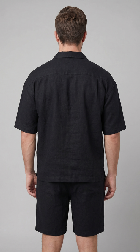 Men's Linen Blend Outfit Set
