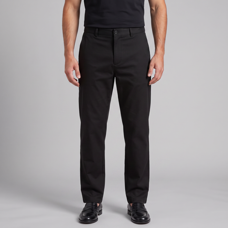 Men's Linen Blend Wide Leg Trousers