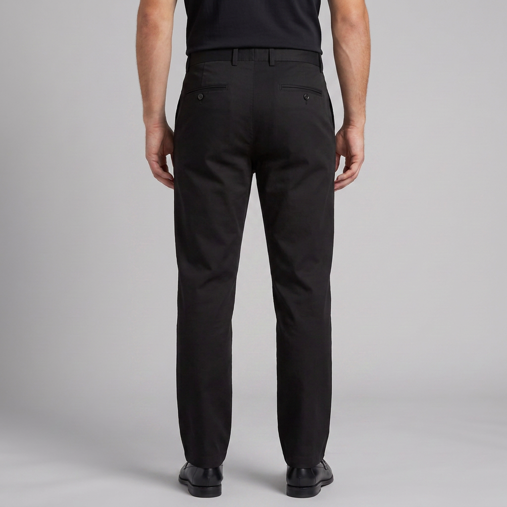 Men's Linen Blend Wide Leg Trousers