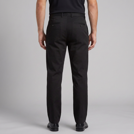 Men's Linen Blend Wide Leg Trousers