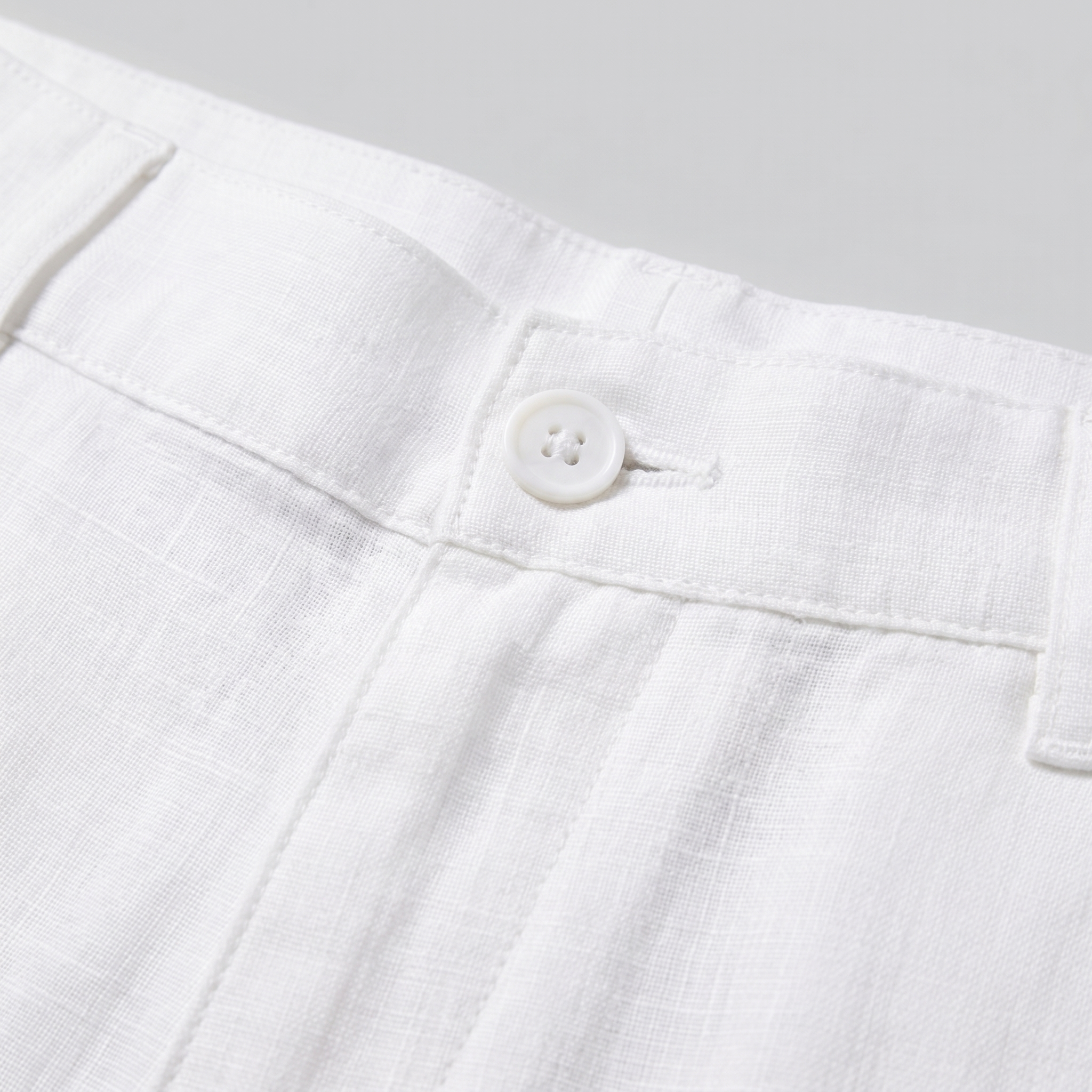 Men's Linen Camp Collar Shirt and Shorts Set