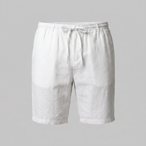 Men's Linen Drawstring Shorts
