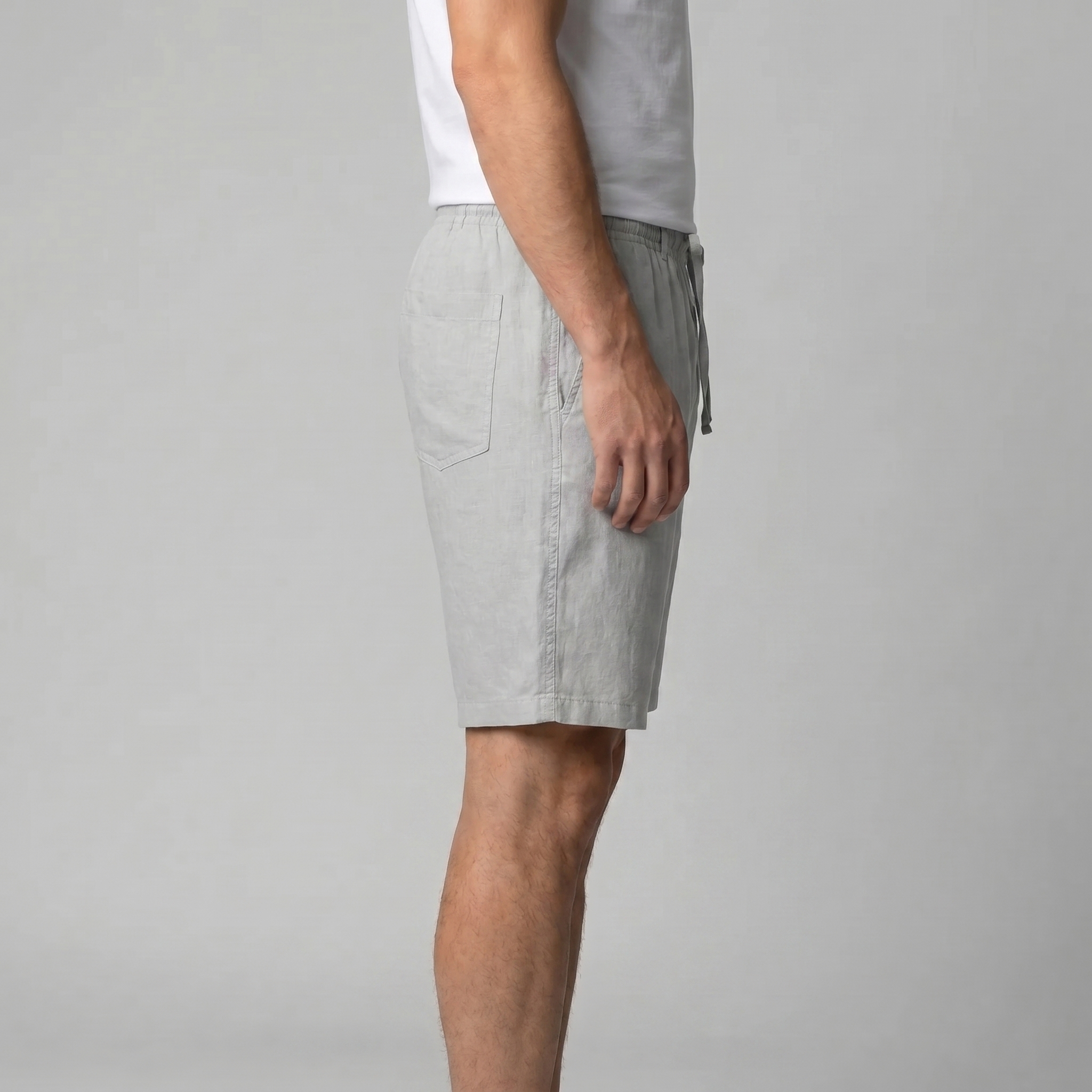 Men's Linen Drawstring Shorts