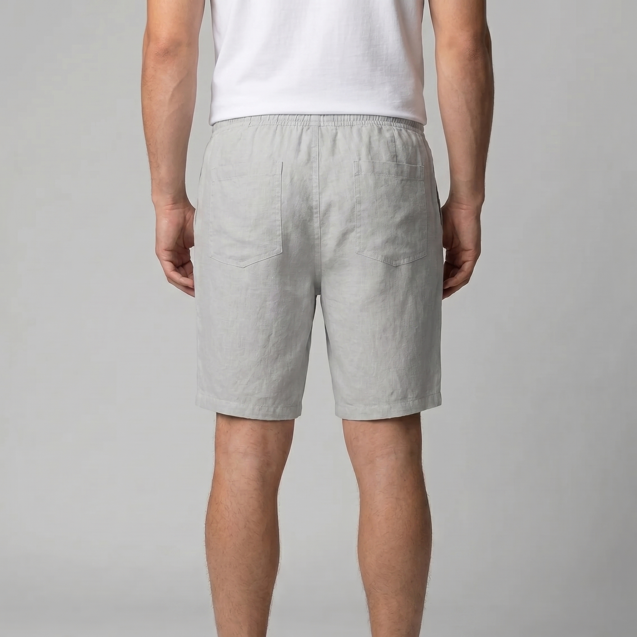 Men's Linen Drawstring Shorts