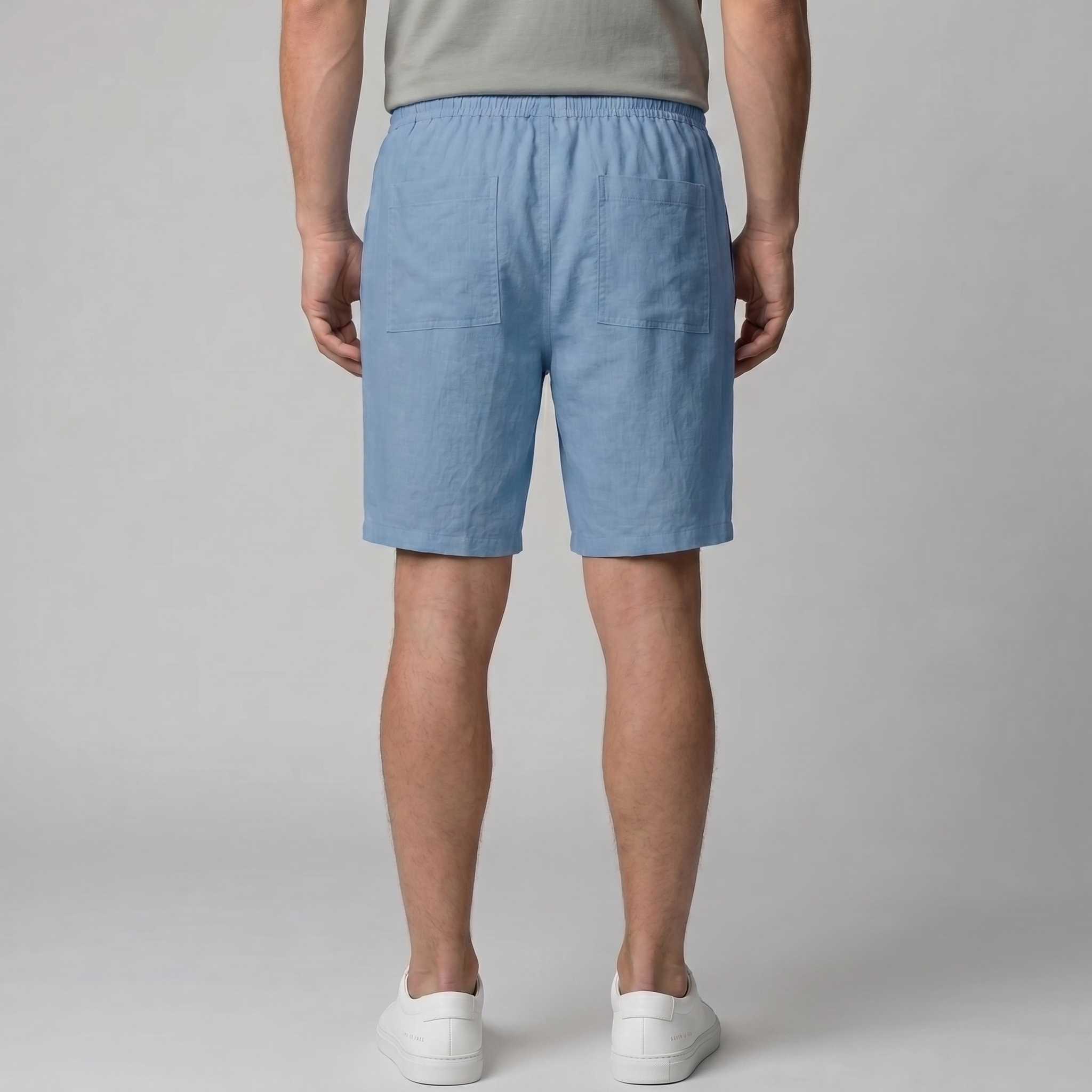 Men's Linen Drawstring Shorts
