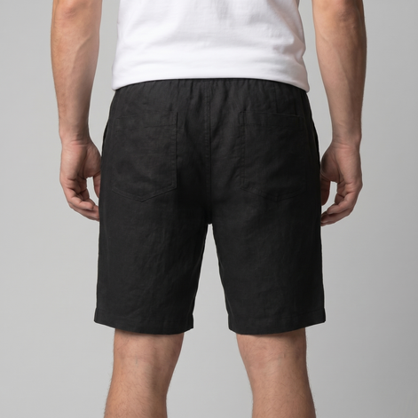 Men's Linen Drawstring Shorts