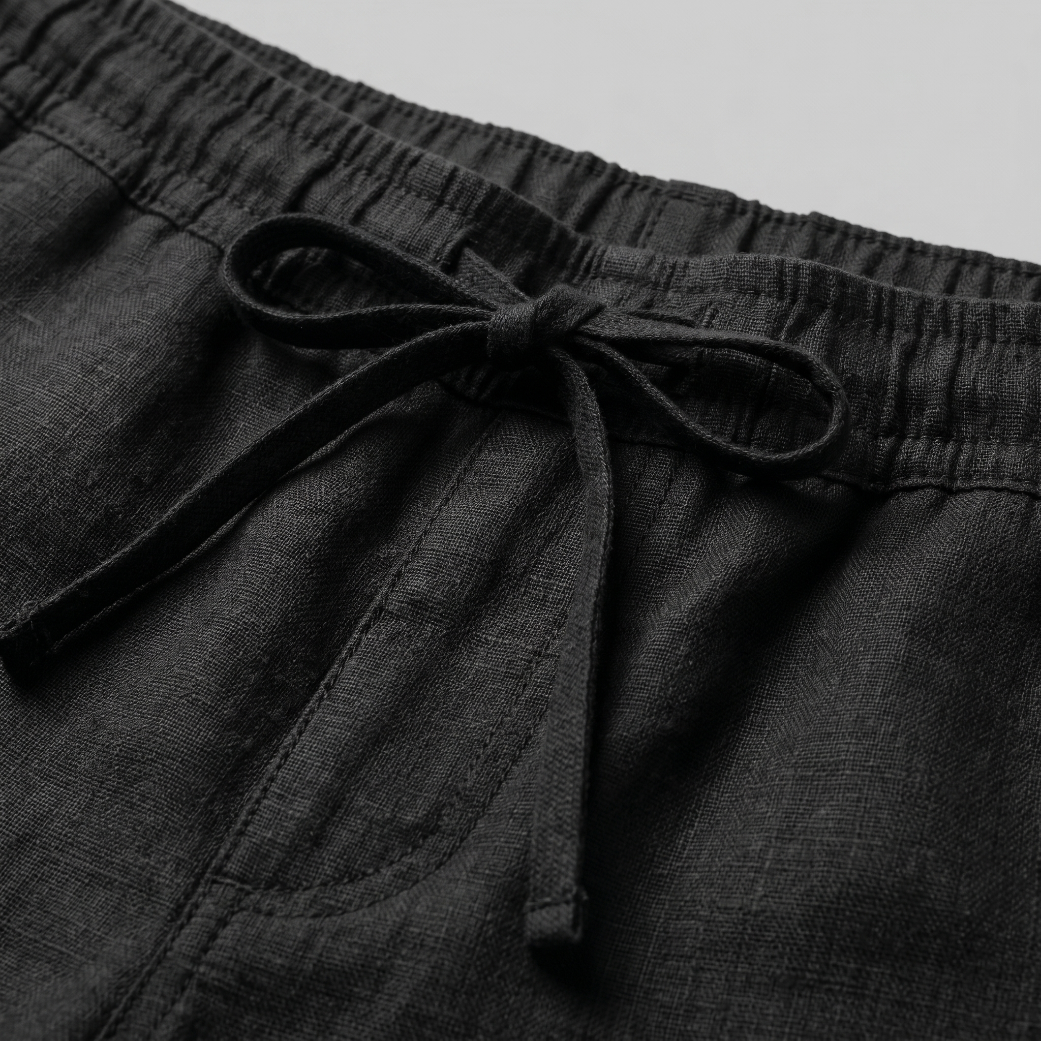 Men's Linen Drawstring Shorts