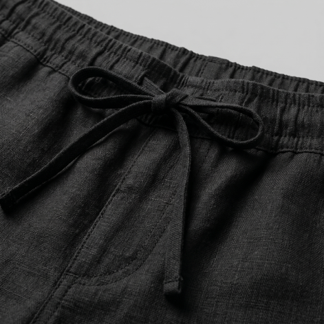 Men's Linen Drawstring Shorts