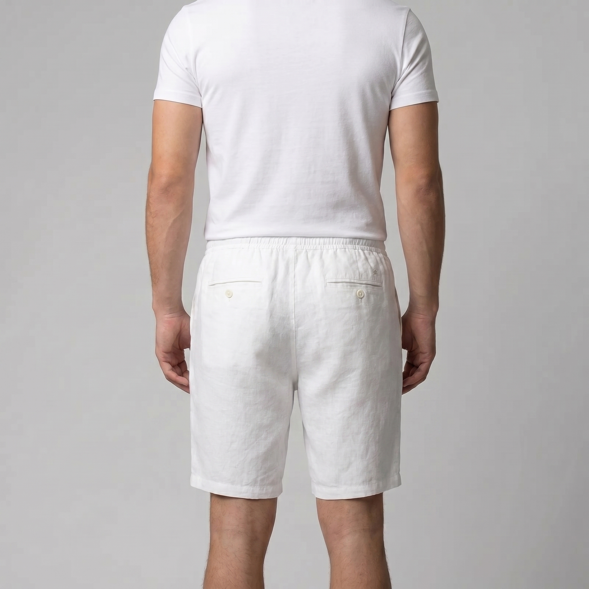 Men's Linen Drawstring Shorts