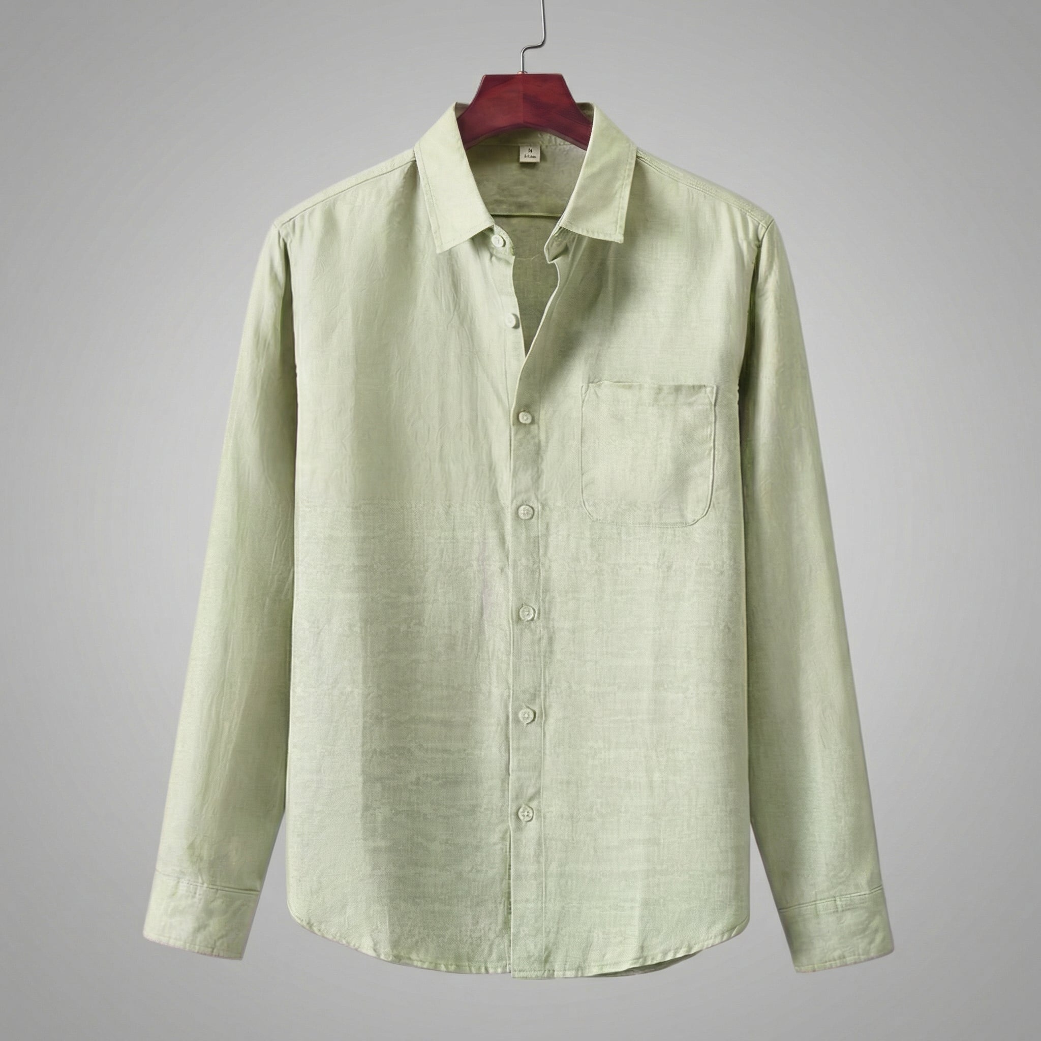 Men's Linen Long Sleeve Shirt