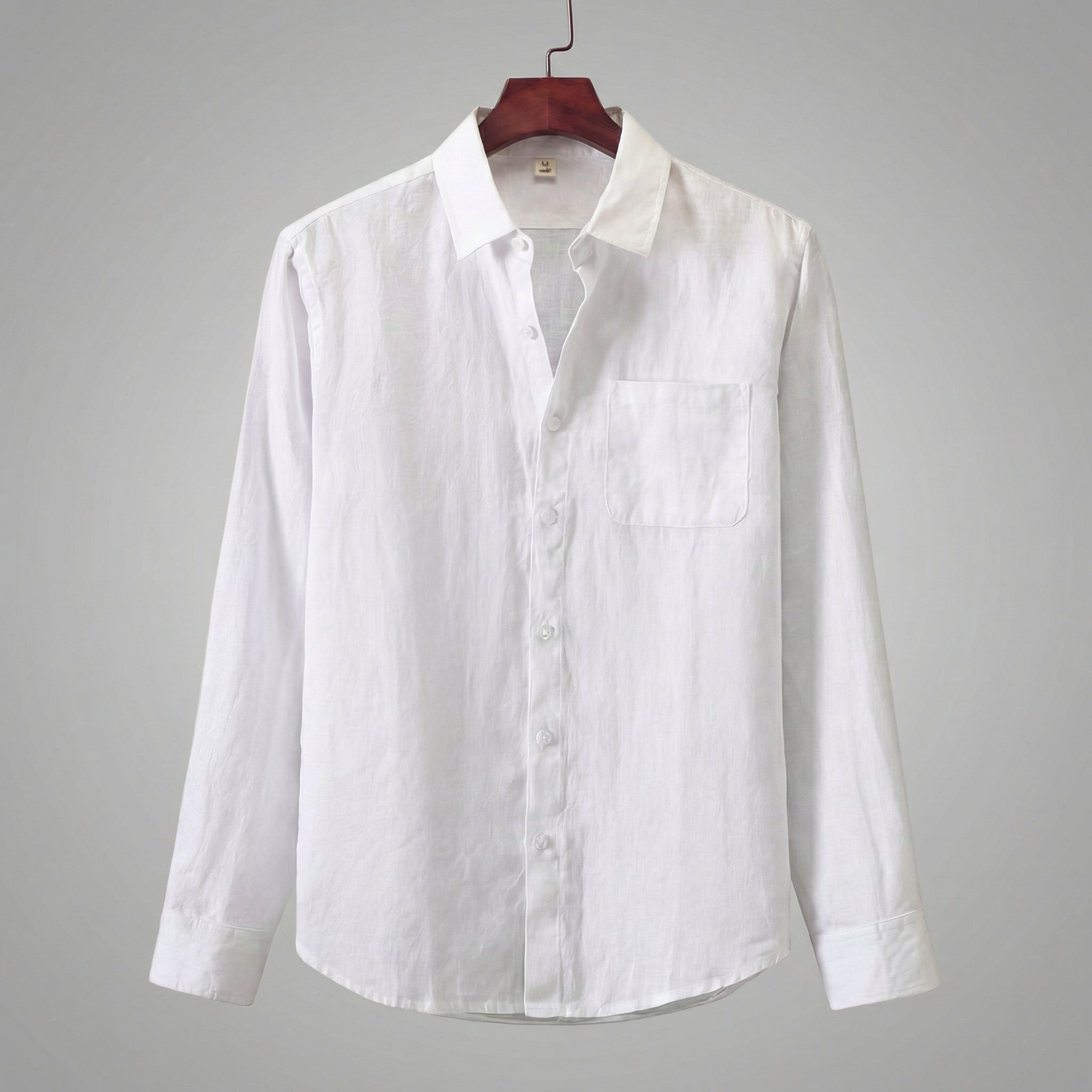 Men's Linen Long Sleeve Shirt