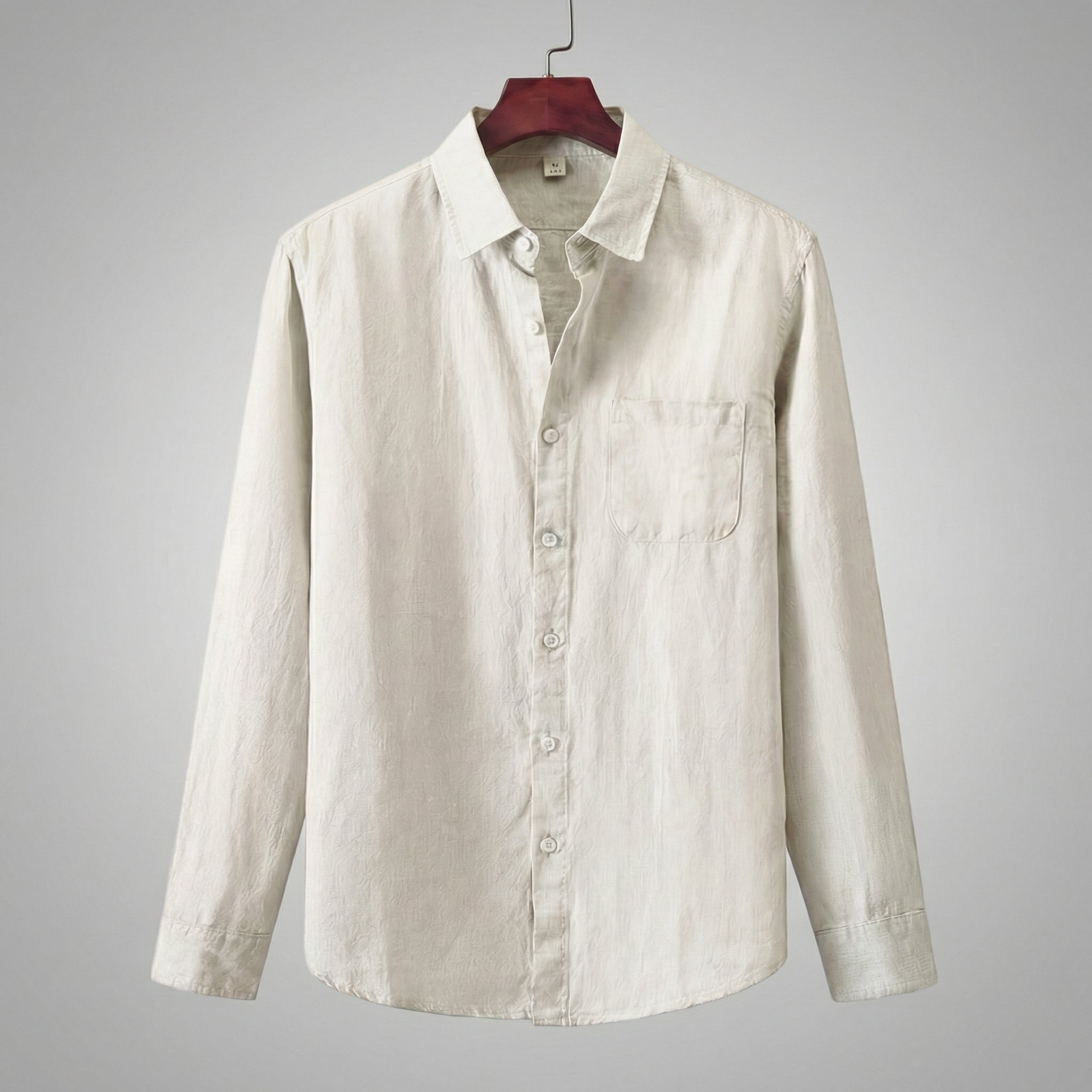 Men's Linen Long Sleeve Shirt
