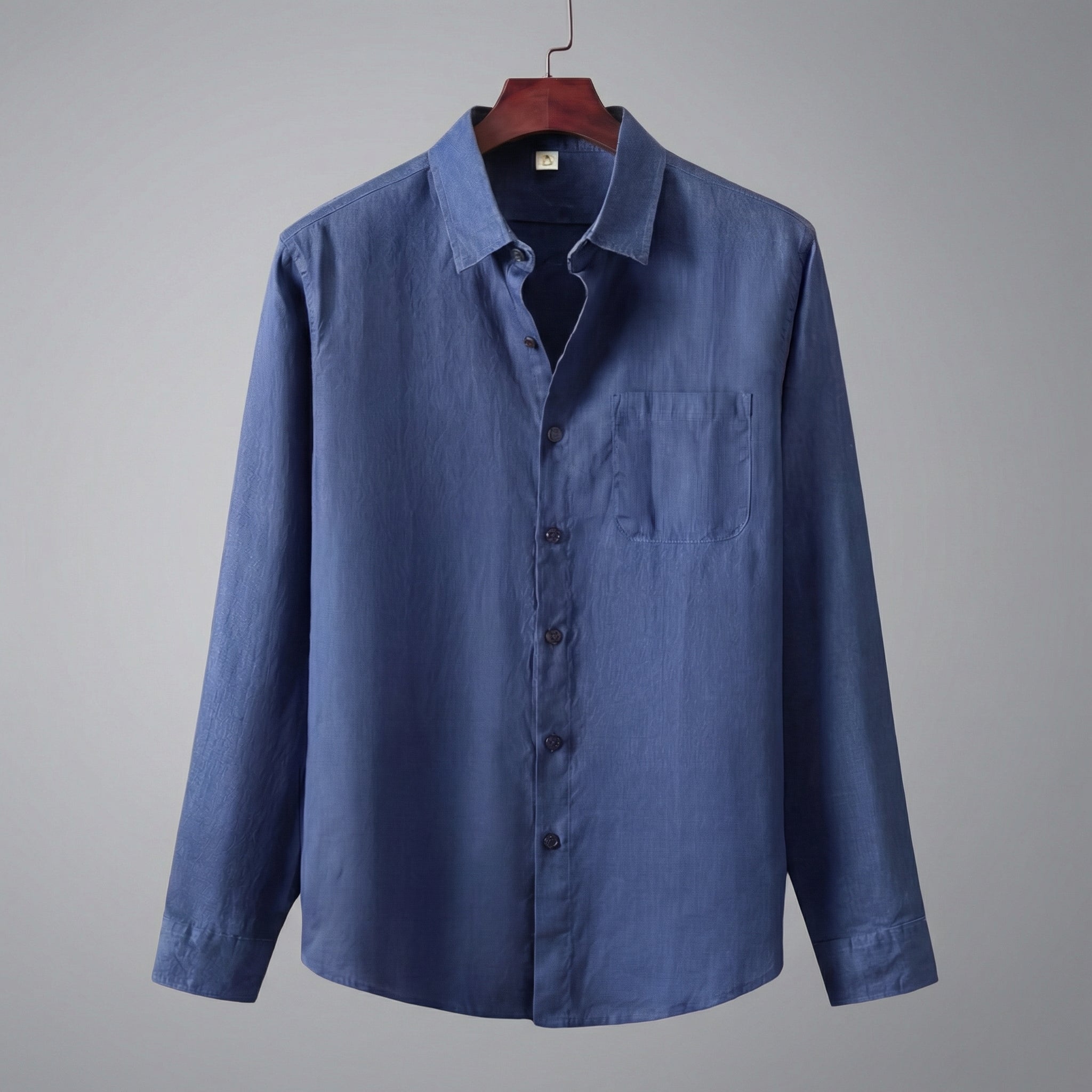 Men's Linen Long Sleeve Shirt