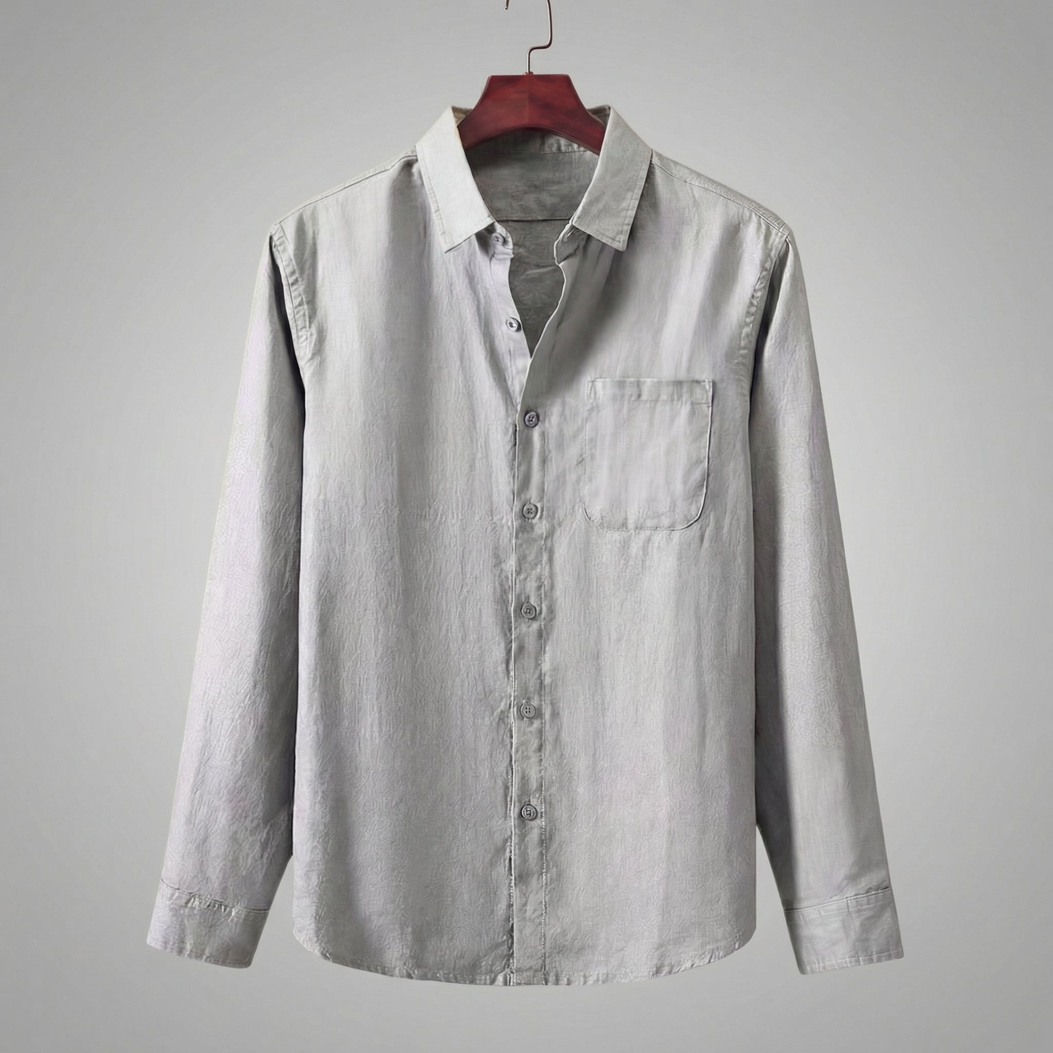 Men's Linen Long Sleeve Shirt