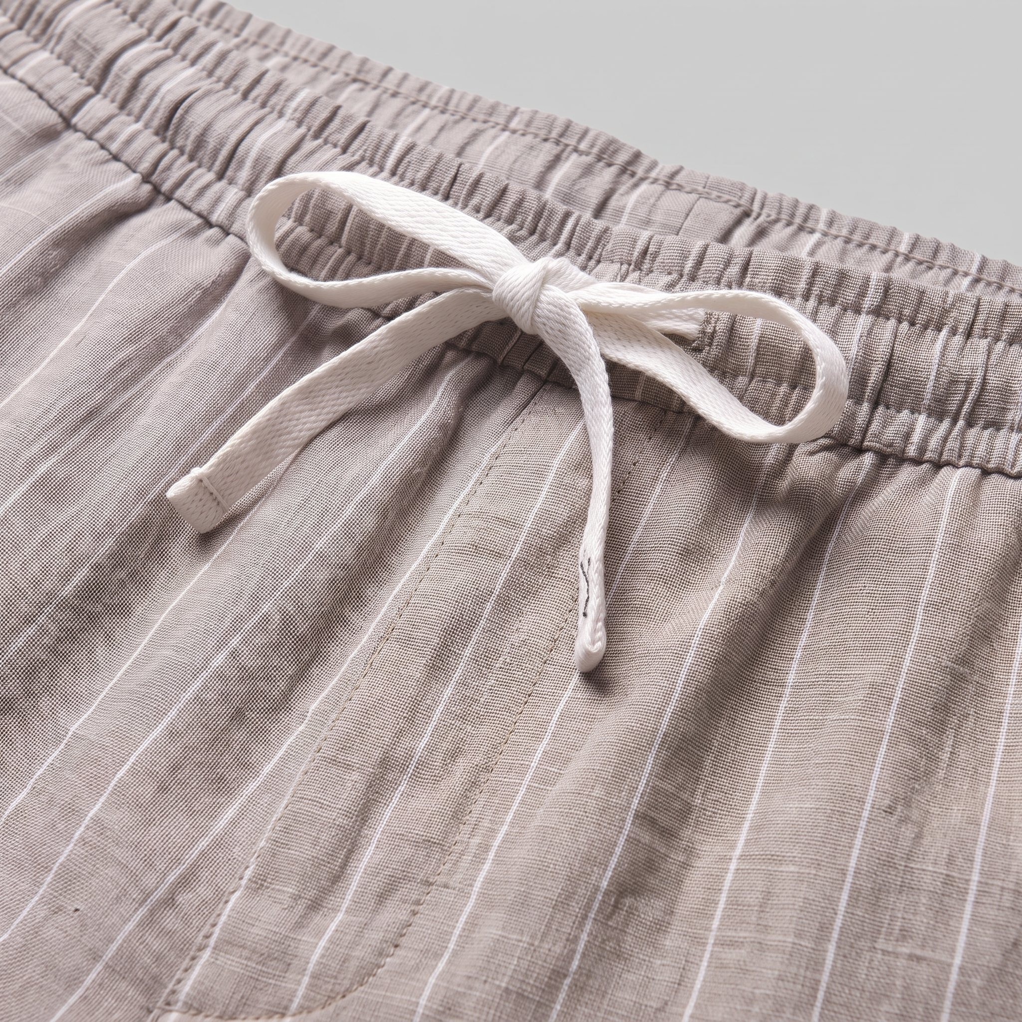 Men's Linen Pinstripe Summer Shorts