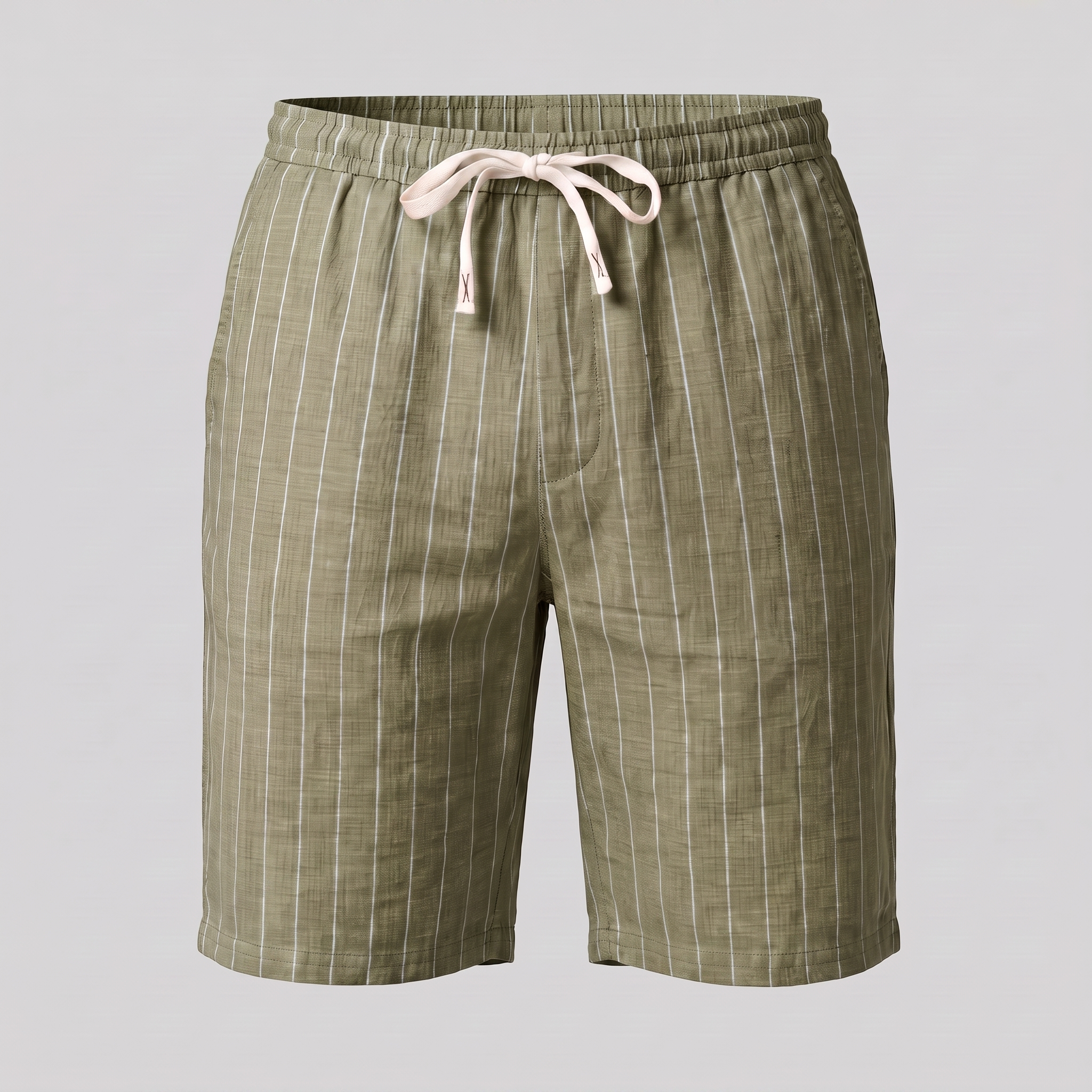 Men's Linen Pinstripe Summer Shorts