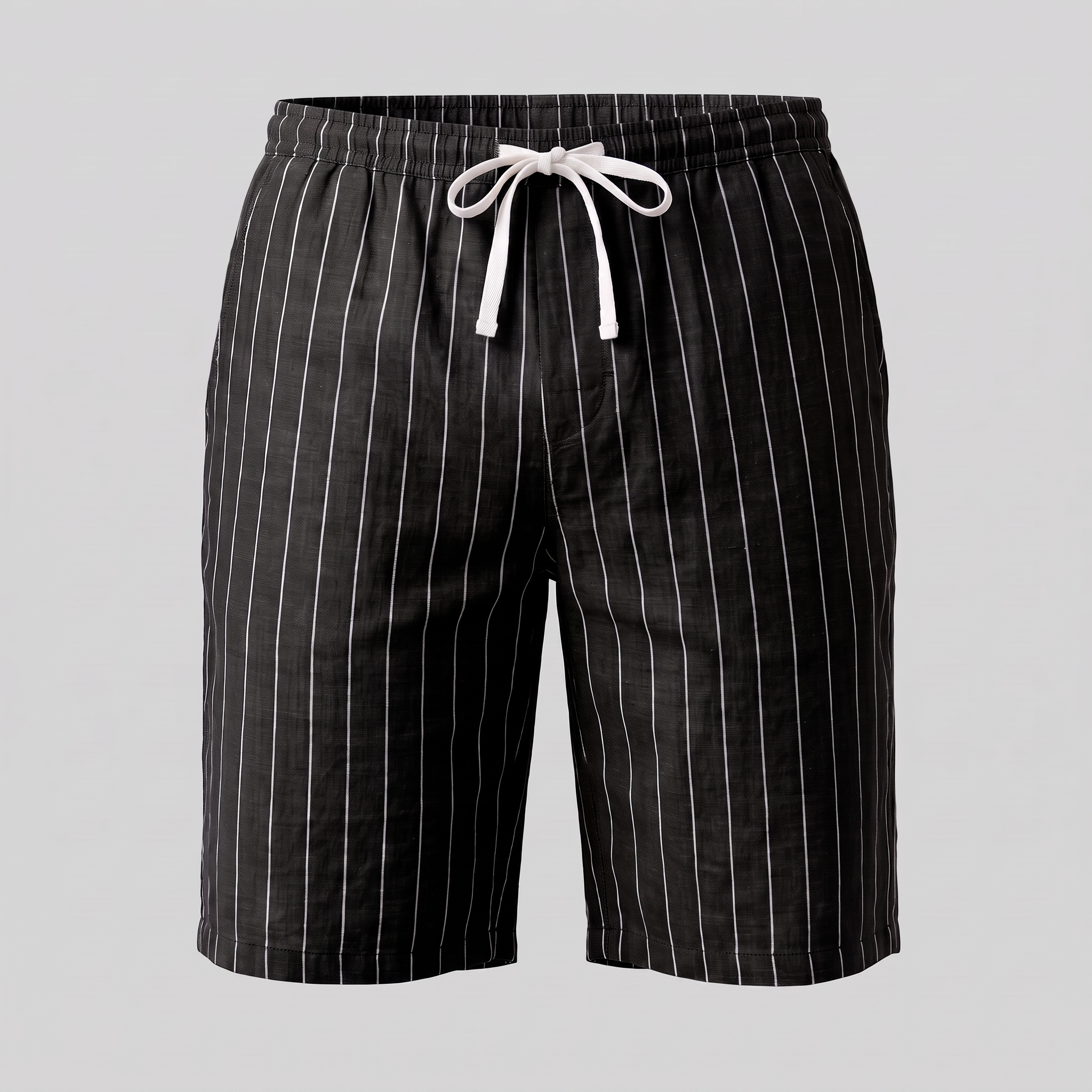 Men's Linen Pinstripe Summer Shorts