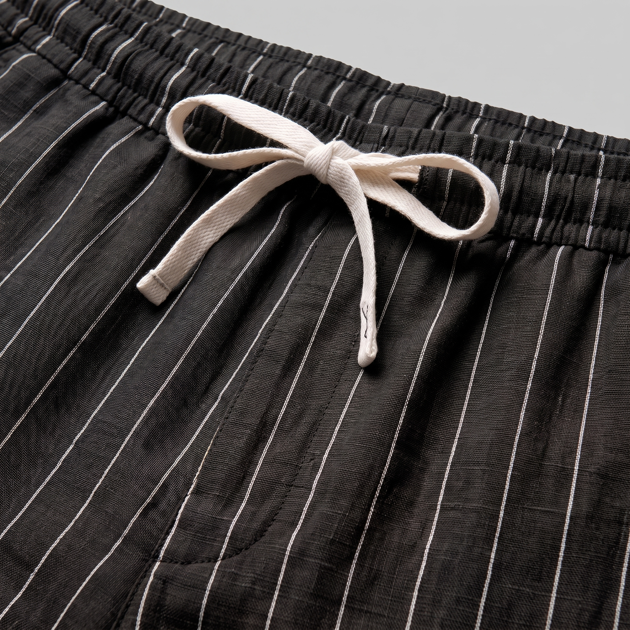 Men's Linen Pinstripe Summer Shorts