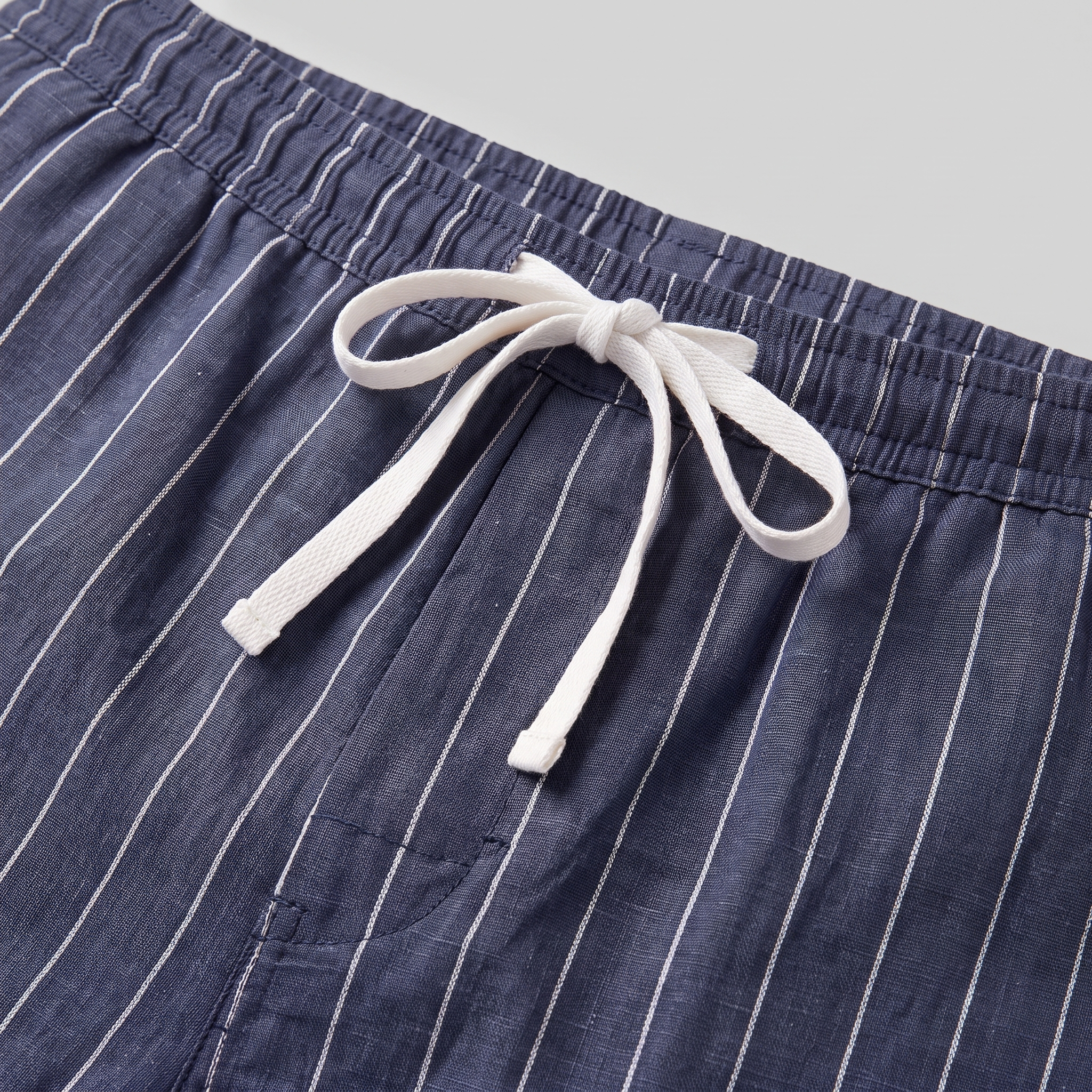 Men's Linen Pinstripe Summer Shorts