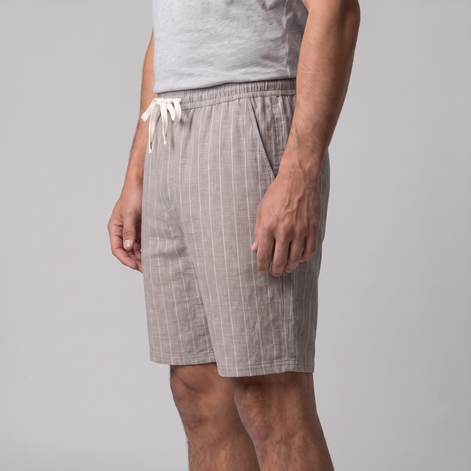 Men's Linen Pinstripe Summer Shorts