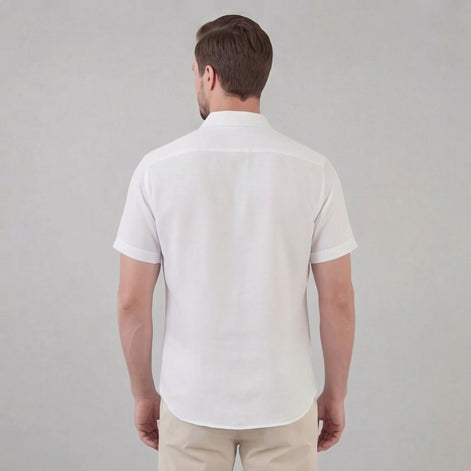 Men's Linen Short Sleeve Shirt