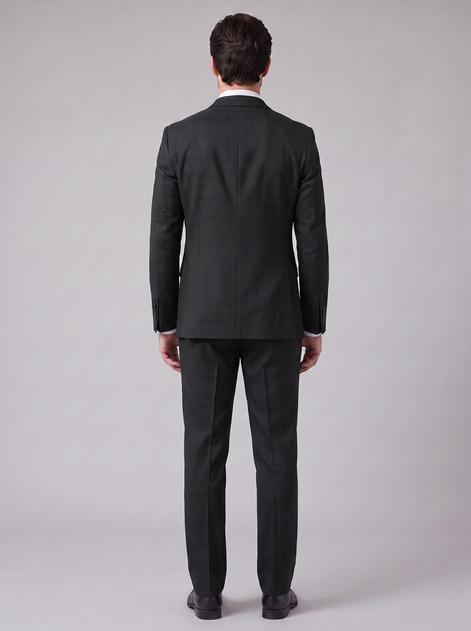 Men's Linen Slim-Fit Suit for Summer Weddings and Events