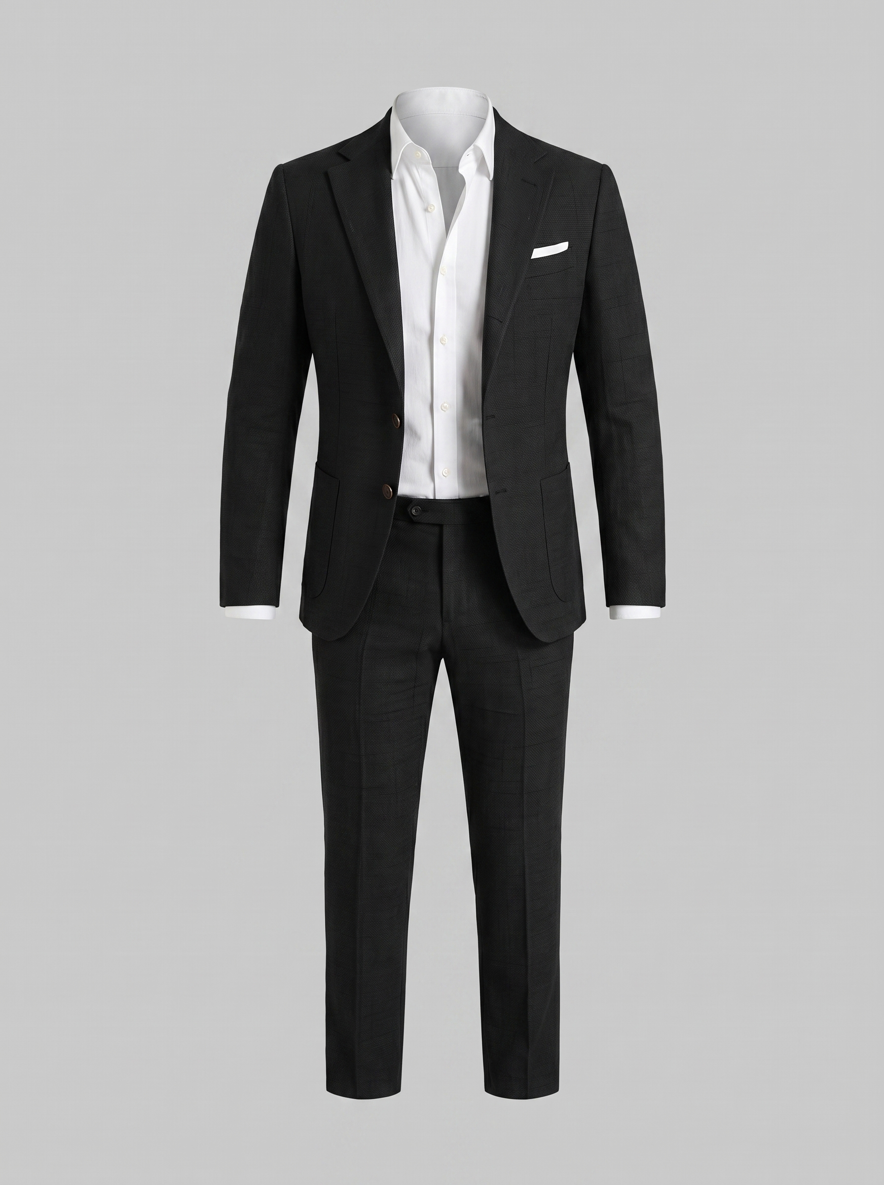 Men's Linen Slim-Fit Suit for Summer Weddings and Events