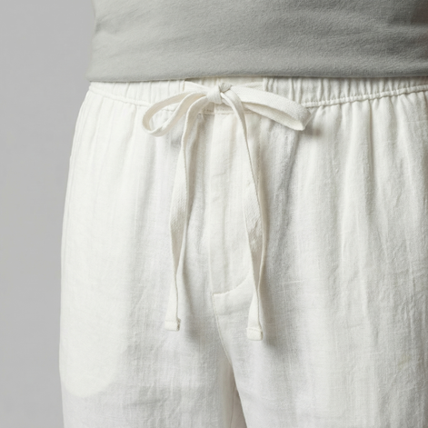 Men's Linen Slim Fit Trousers