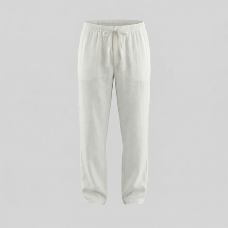 Men's Linen Slim Fit Trousers