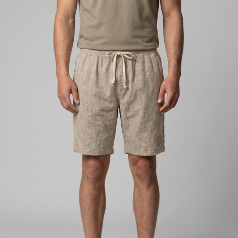 Men's Linen Summer Beach Shorts
