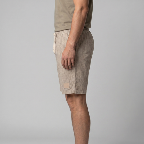 Men's Linen Summer Beach Shorts
