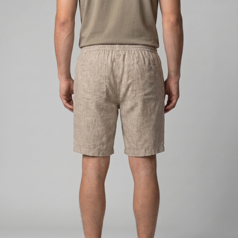 Men's Linen Summer Beach Shorts