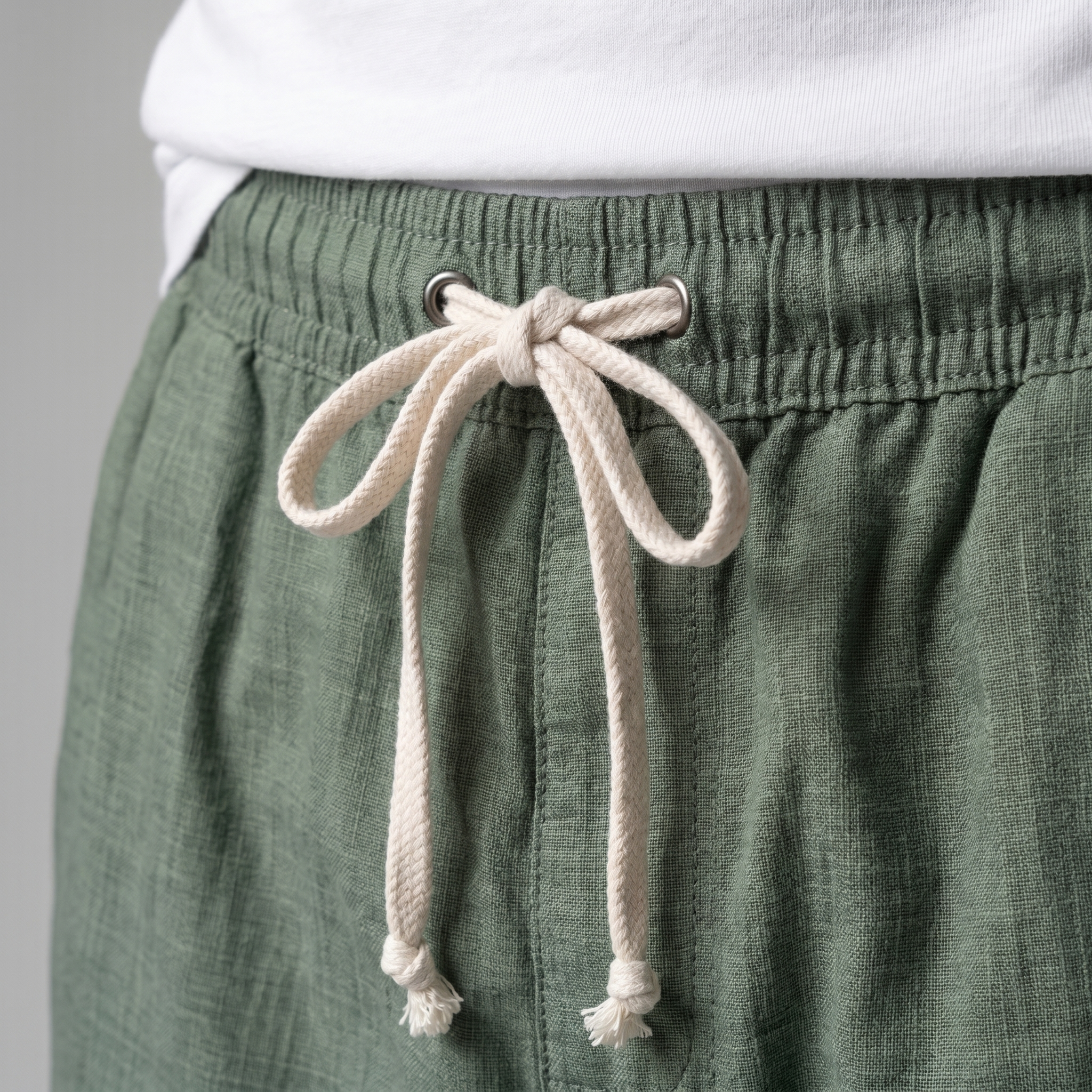 Men's Linen Summer Beach Shorts