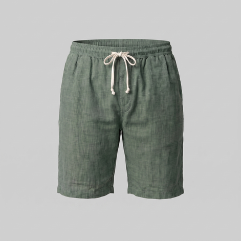 Men's Linen Summer Beach Shorts
