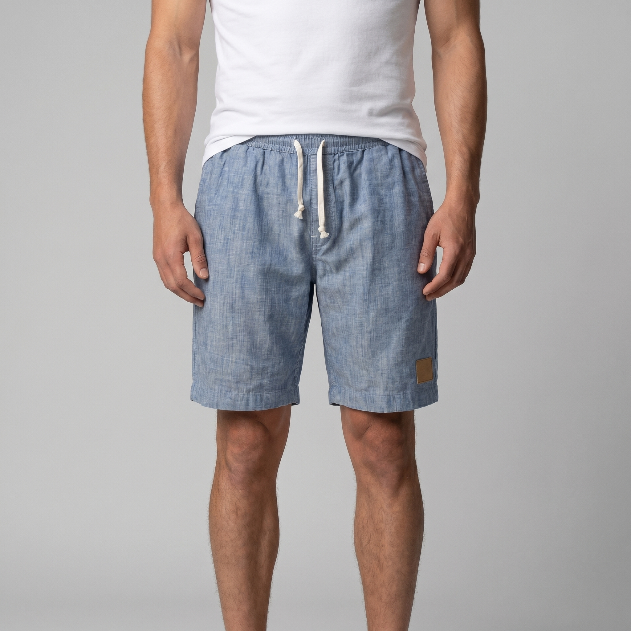 Men's Linen Summer Beach Shorts