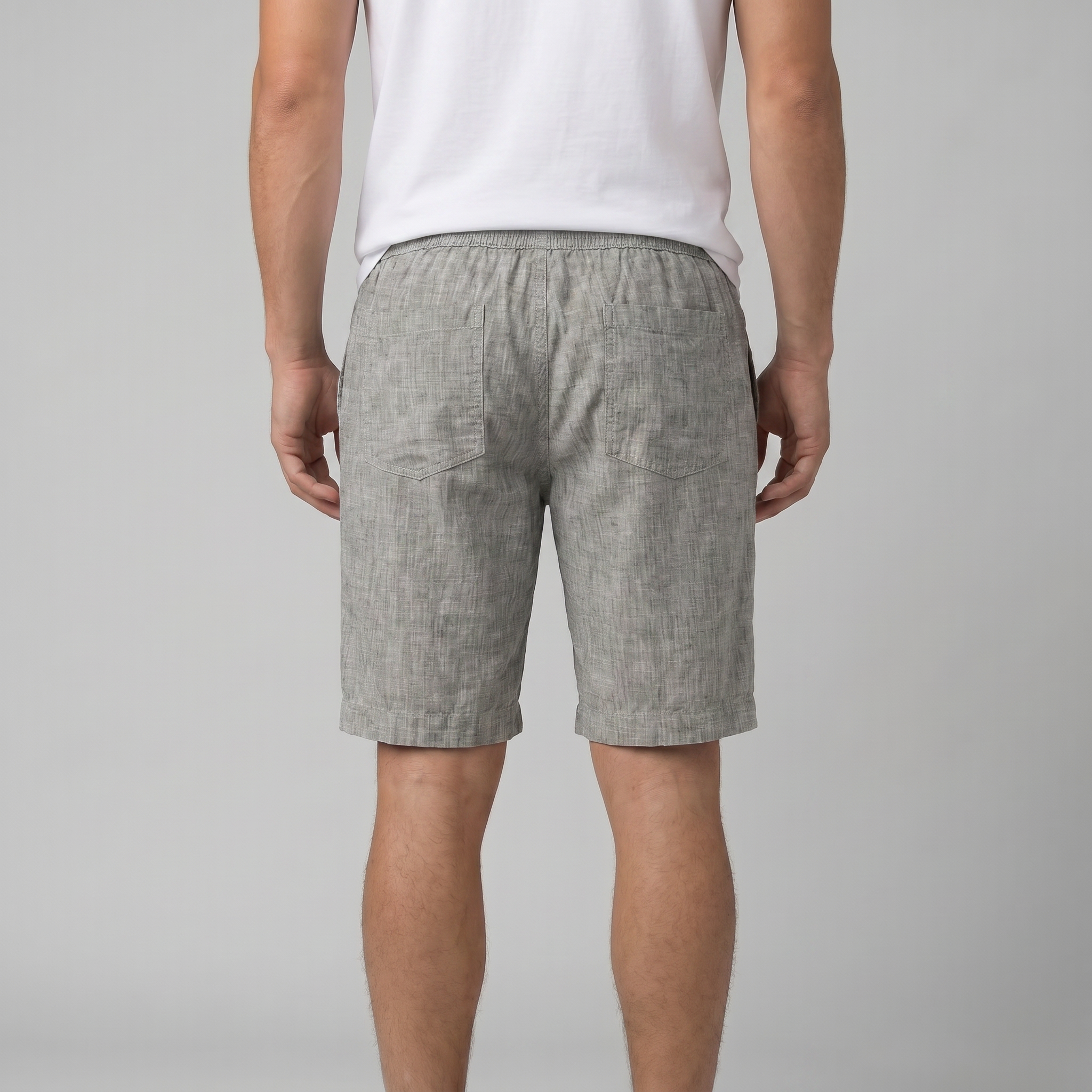 Men's Linen Summer Beach Shorts