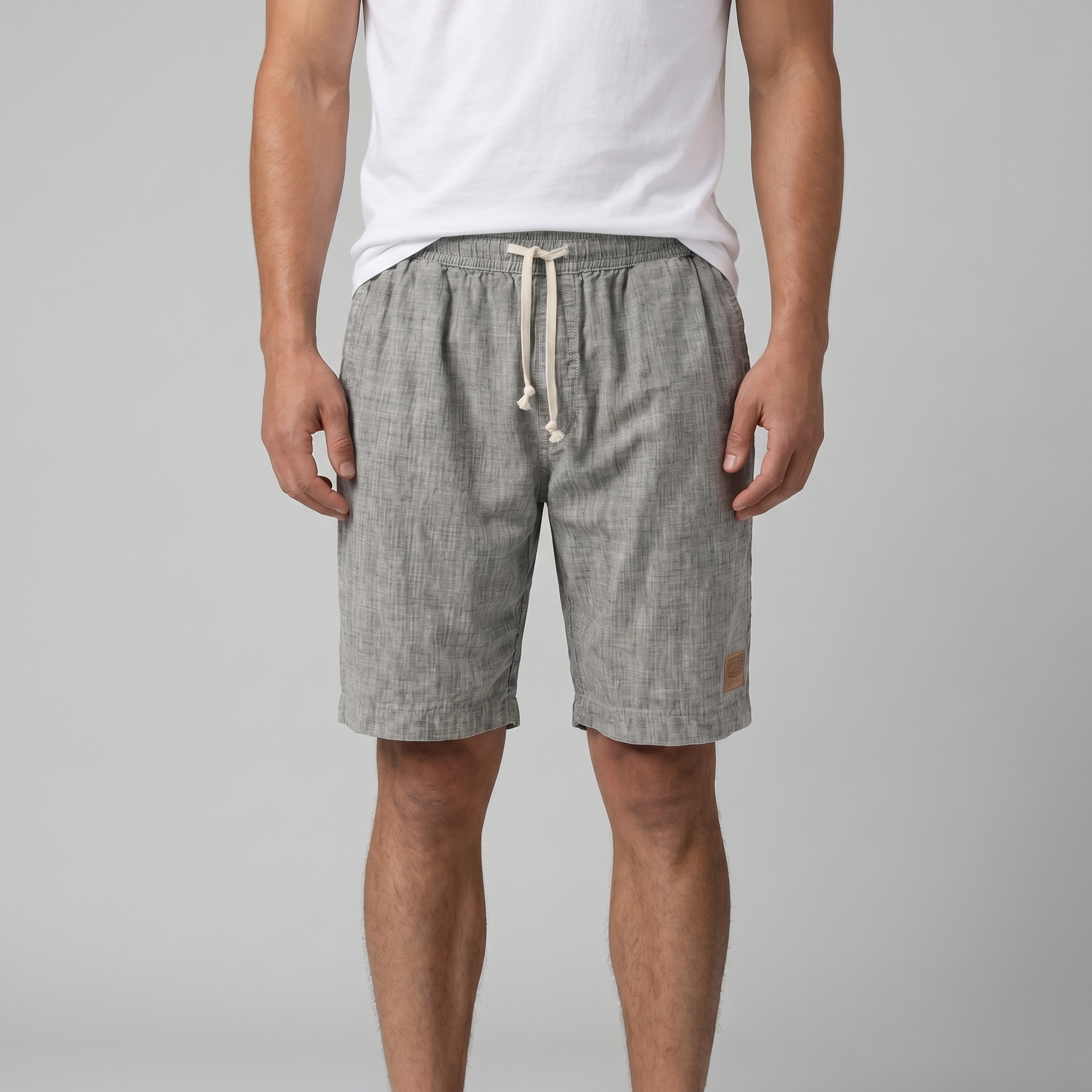 Men's Linen Summer Beach Shorts