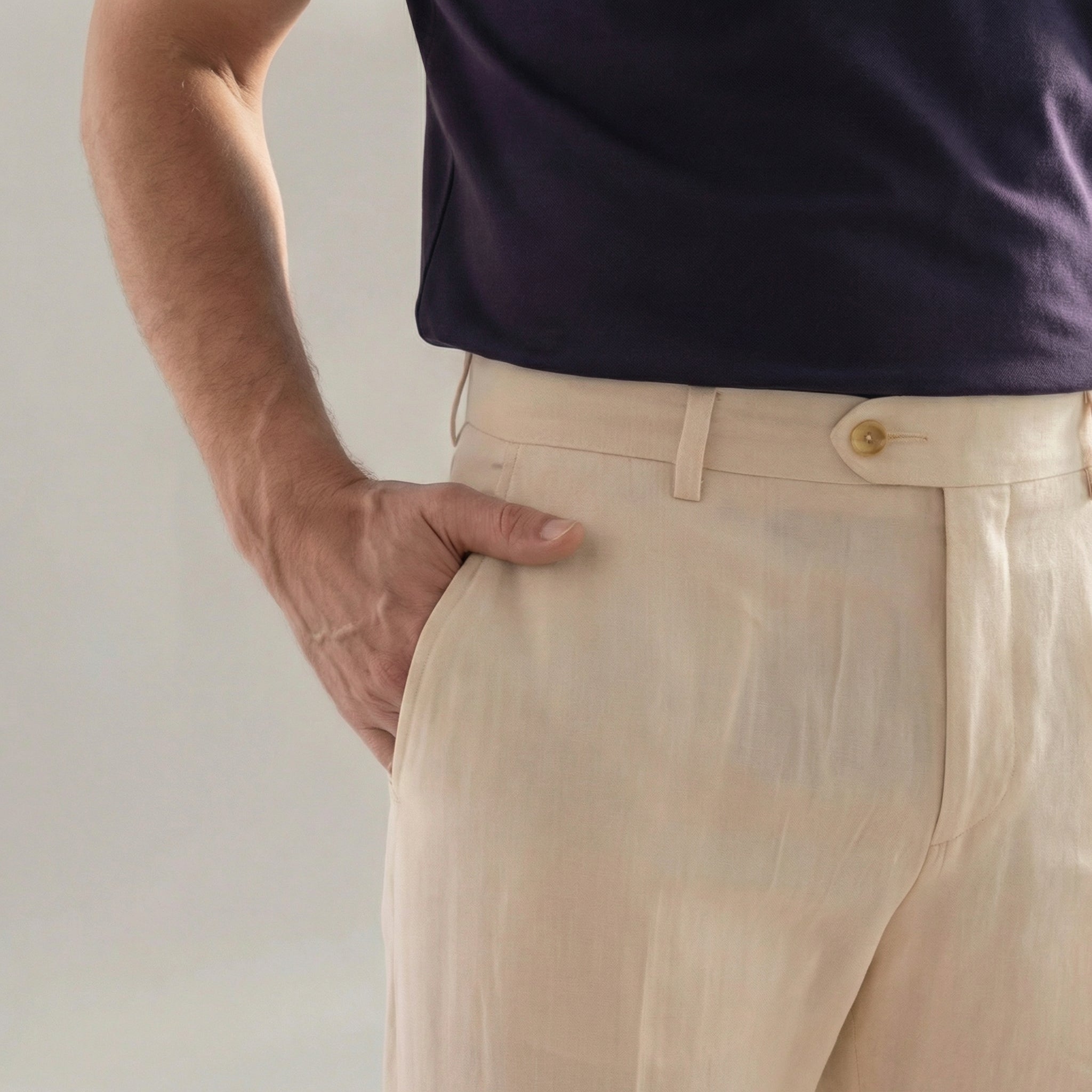 Men's Linen Summer Trousers