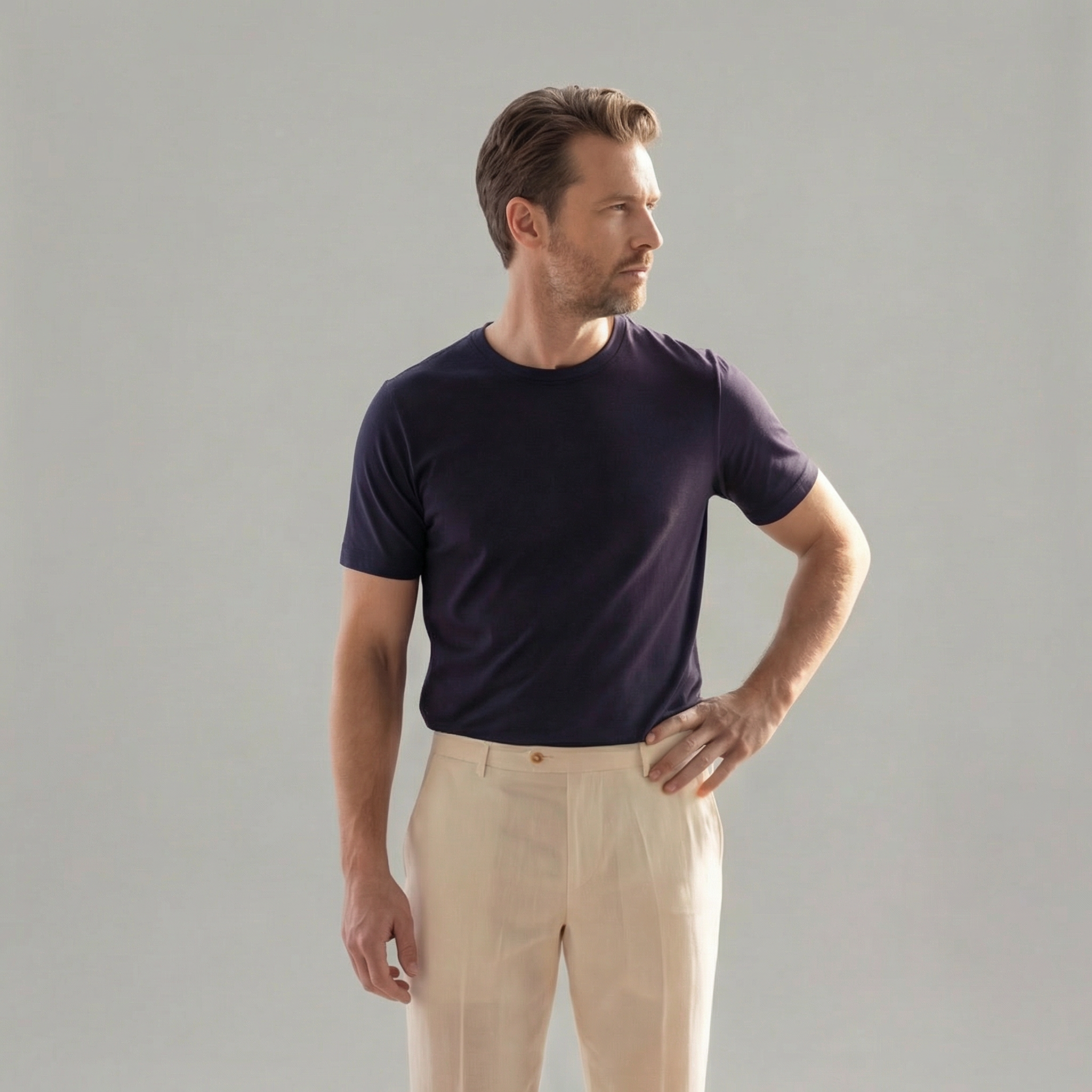Men's Linen Summer Trousers