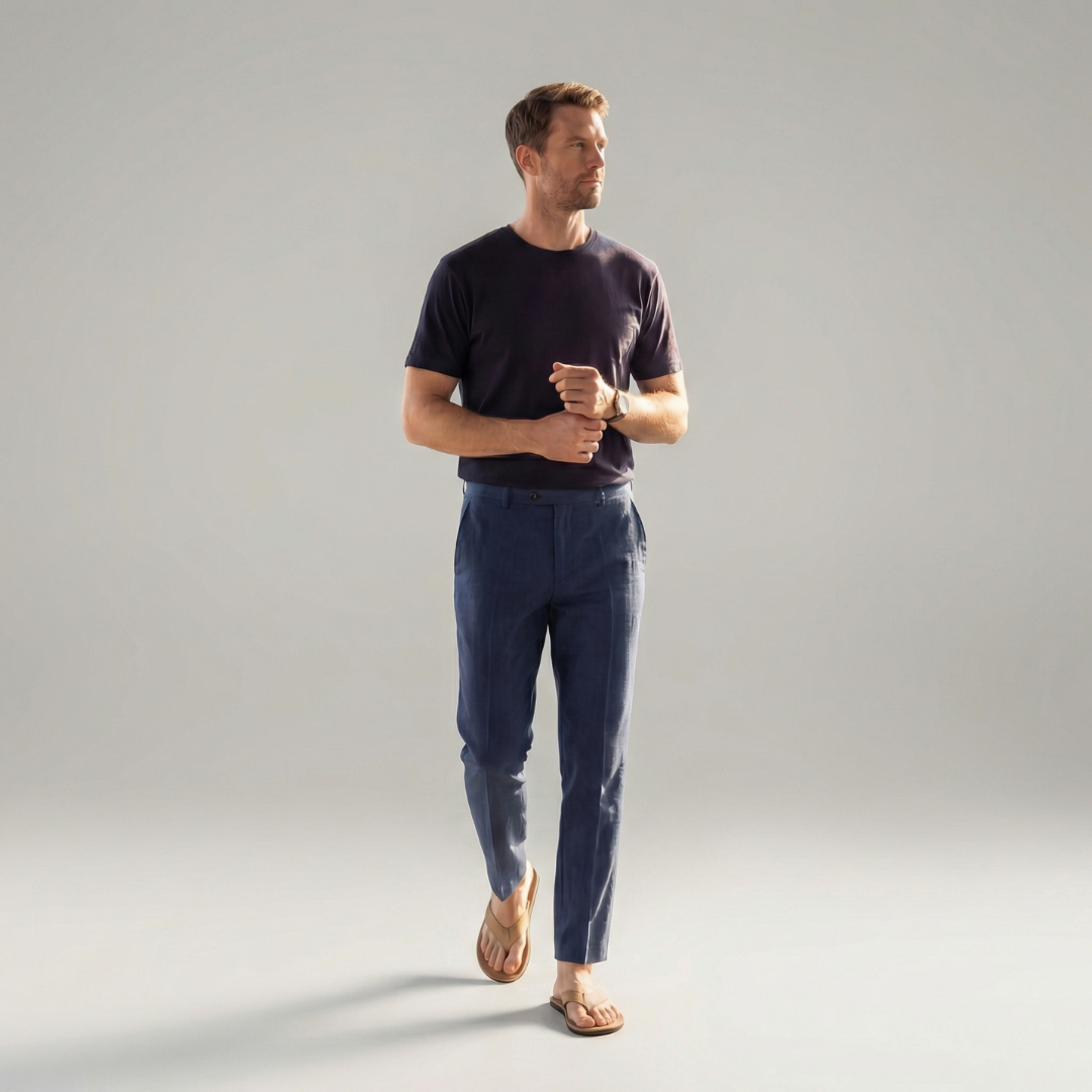 Men's Linen Summer Trousers