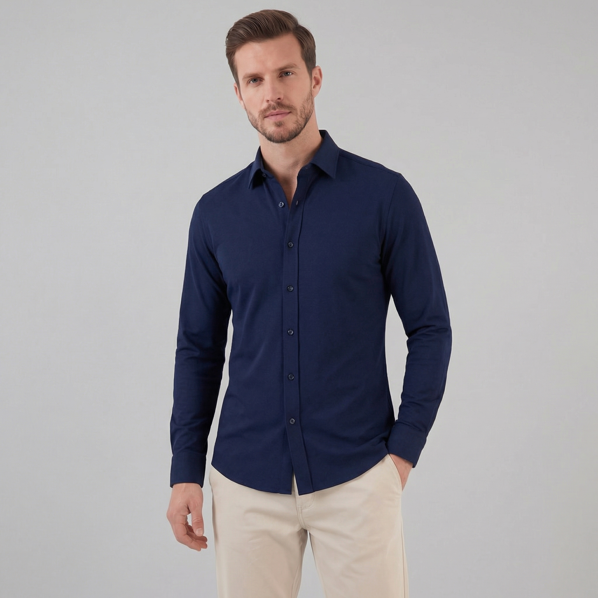 Men's Long Sleeve Dress Shirt