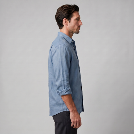 Men's Long Sleeve Oversized Shirt