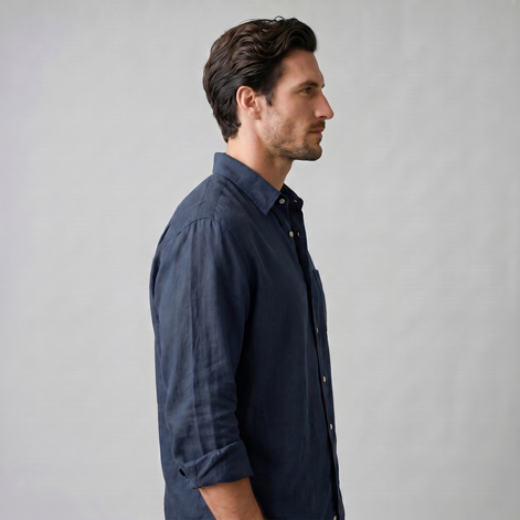 Men's Long Sleeve Oversized Shirt
