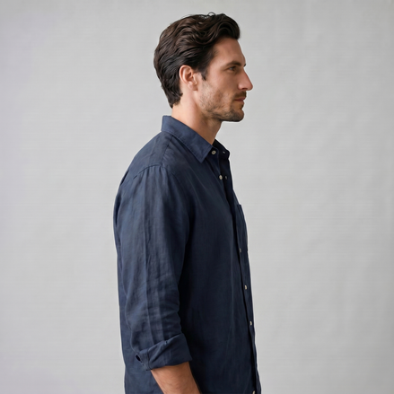 Men's Long Sleeve Oversized Shirt