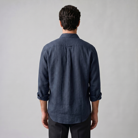 Men's Long Sleeve Oversized Shirt