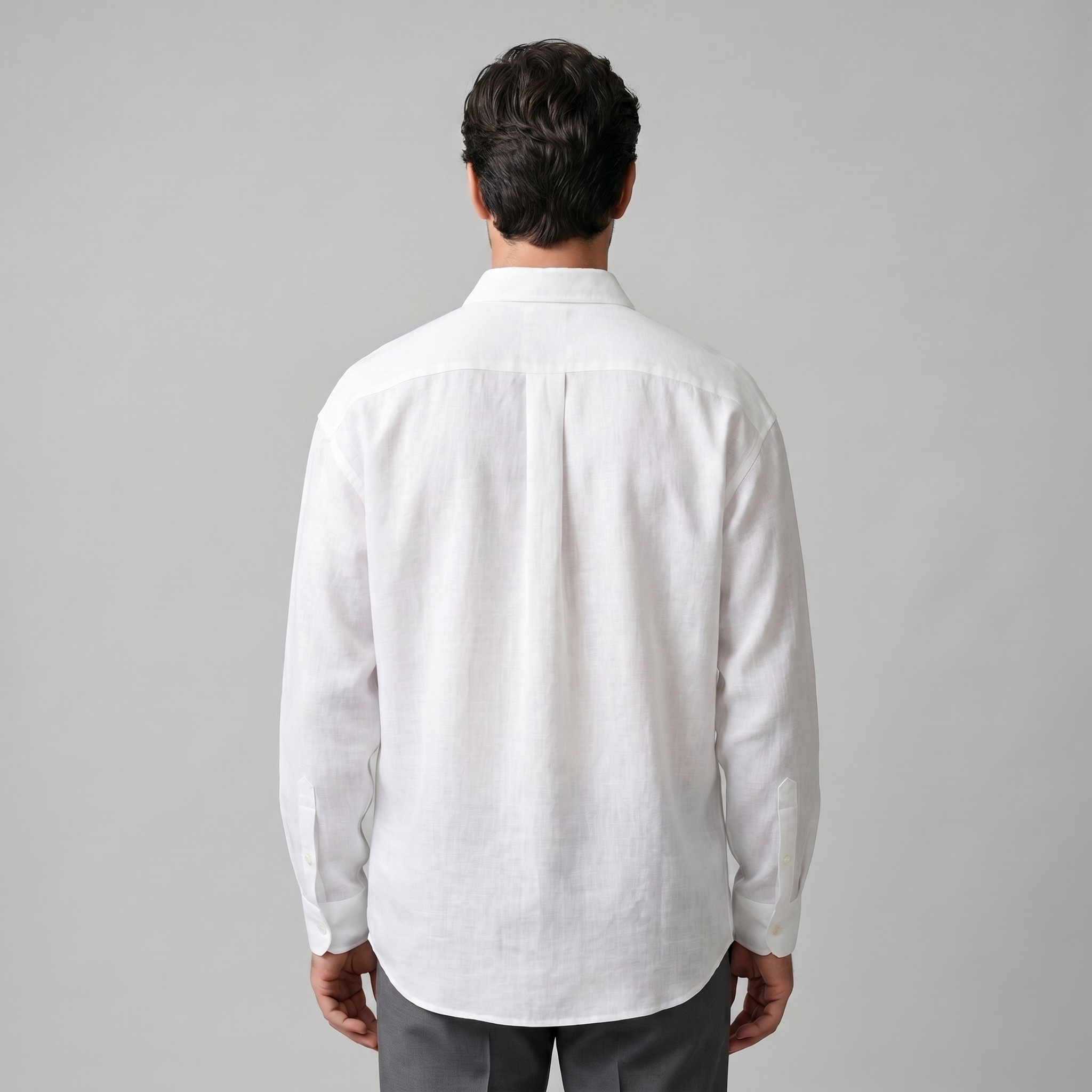 Men's Long Sleeve Oversized Shirt